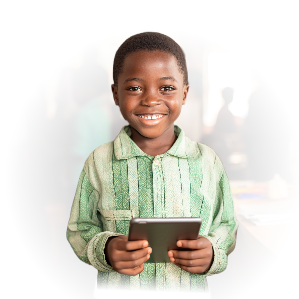 A Ghanaian primary school student being depressed because of the lack of help available.